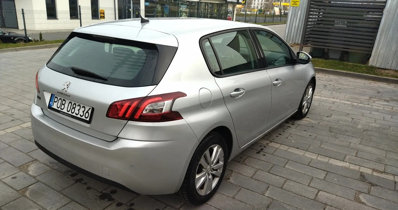 Peugeot 308 cena 32000 przebieg: 196000, rok produkcji 2017 z Orneta małe 79